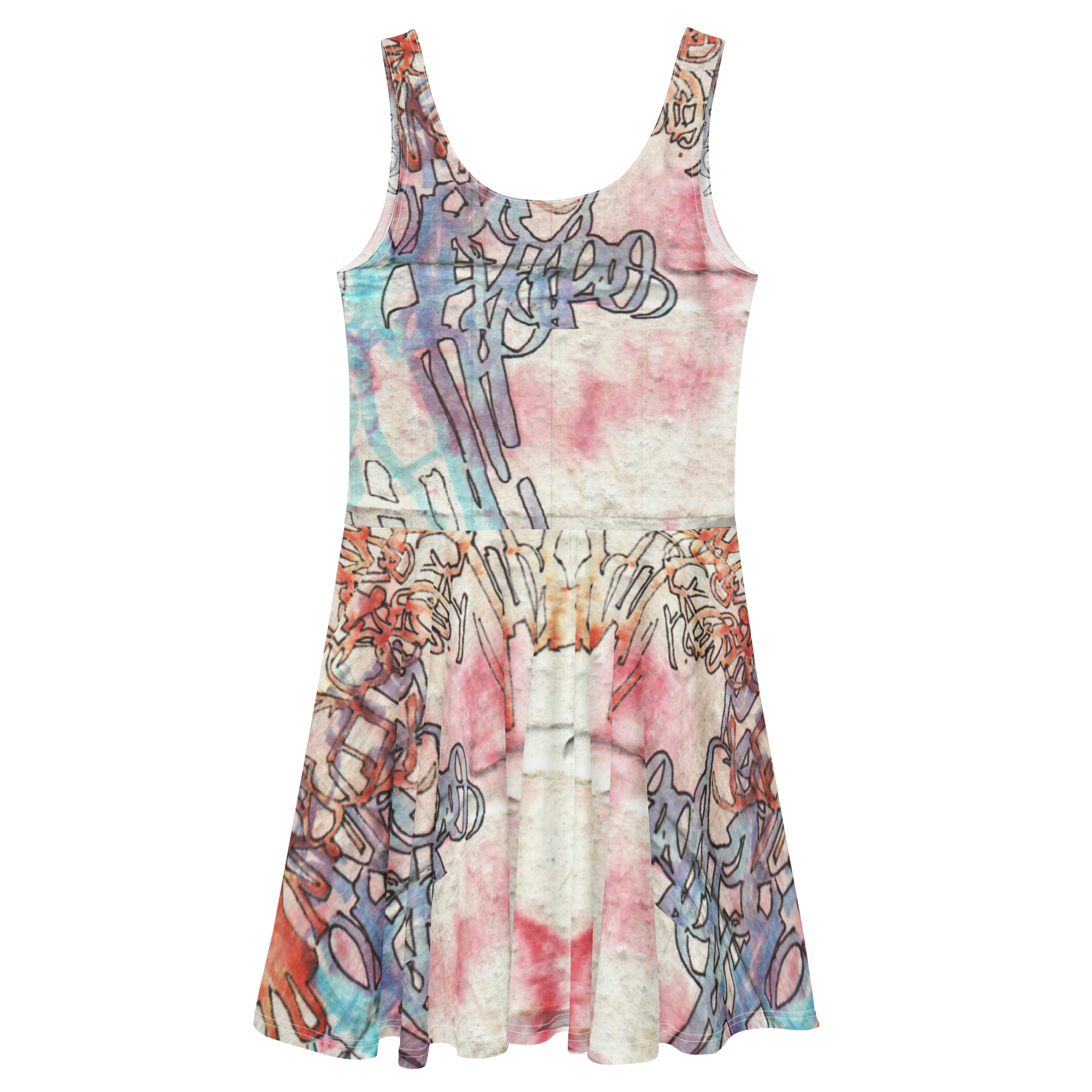 Folk In Quiet Motion Skater Dress - Image 5