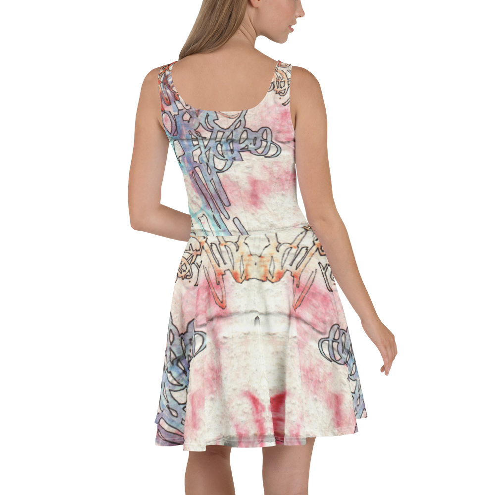 Folk In Quiet Motion Skater Dress - Image 7