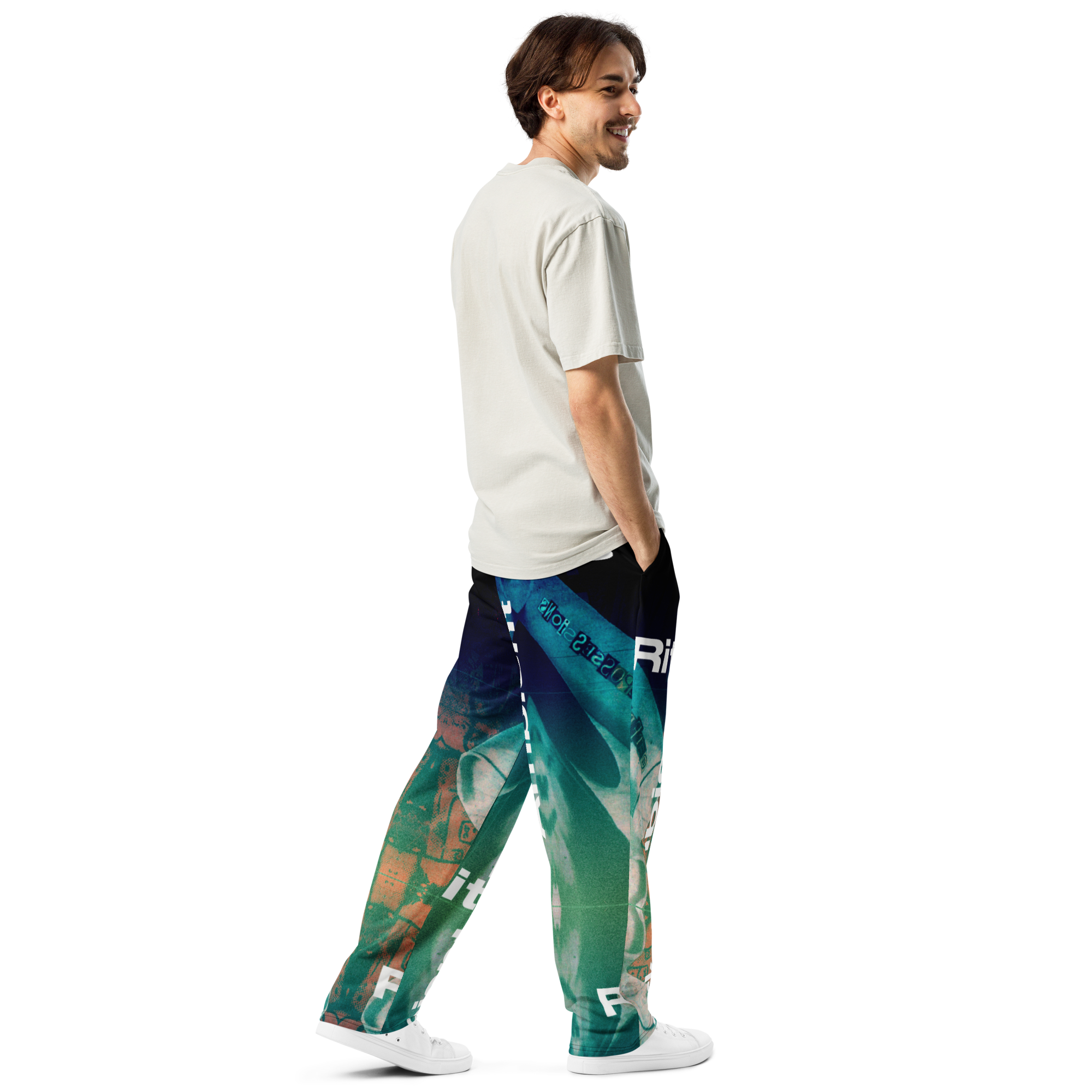 Dark Ambient Rituals Wide-leg joggers - Image 10