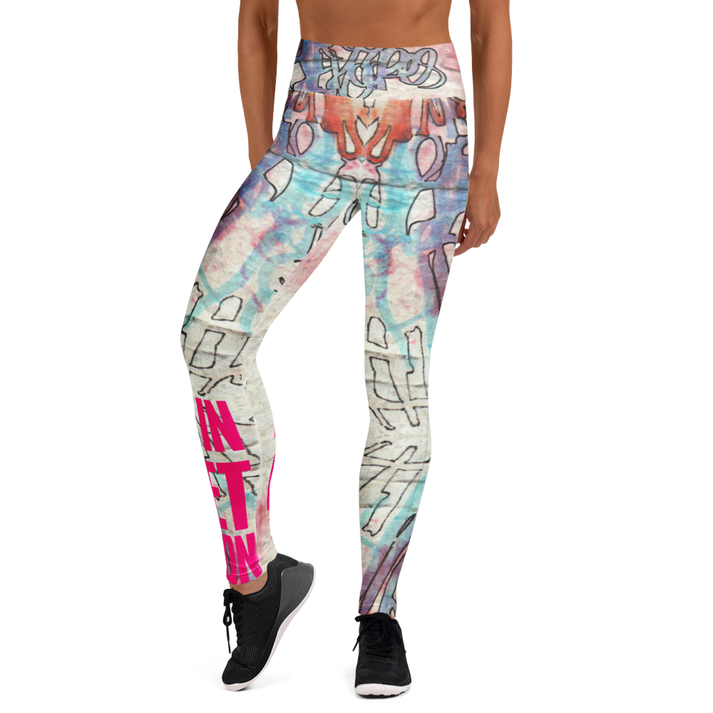 Folk In Quiet Motion Yoga Leggings