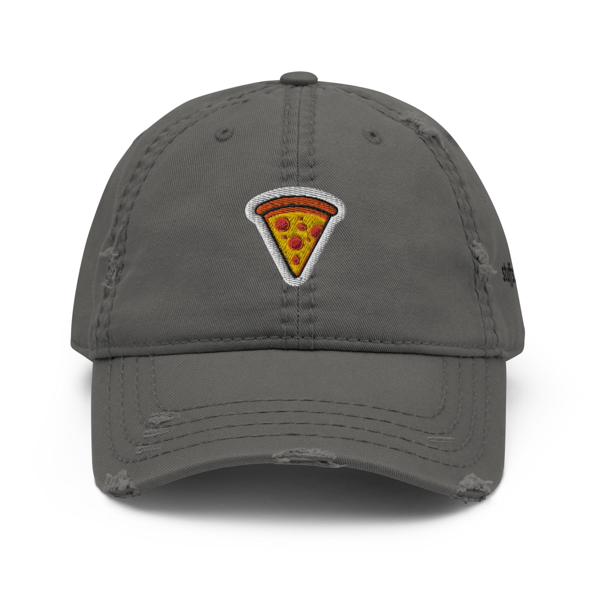 Distressed Dad Hat | The cheese and pepperoni and most delicious street pizza