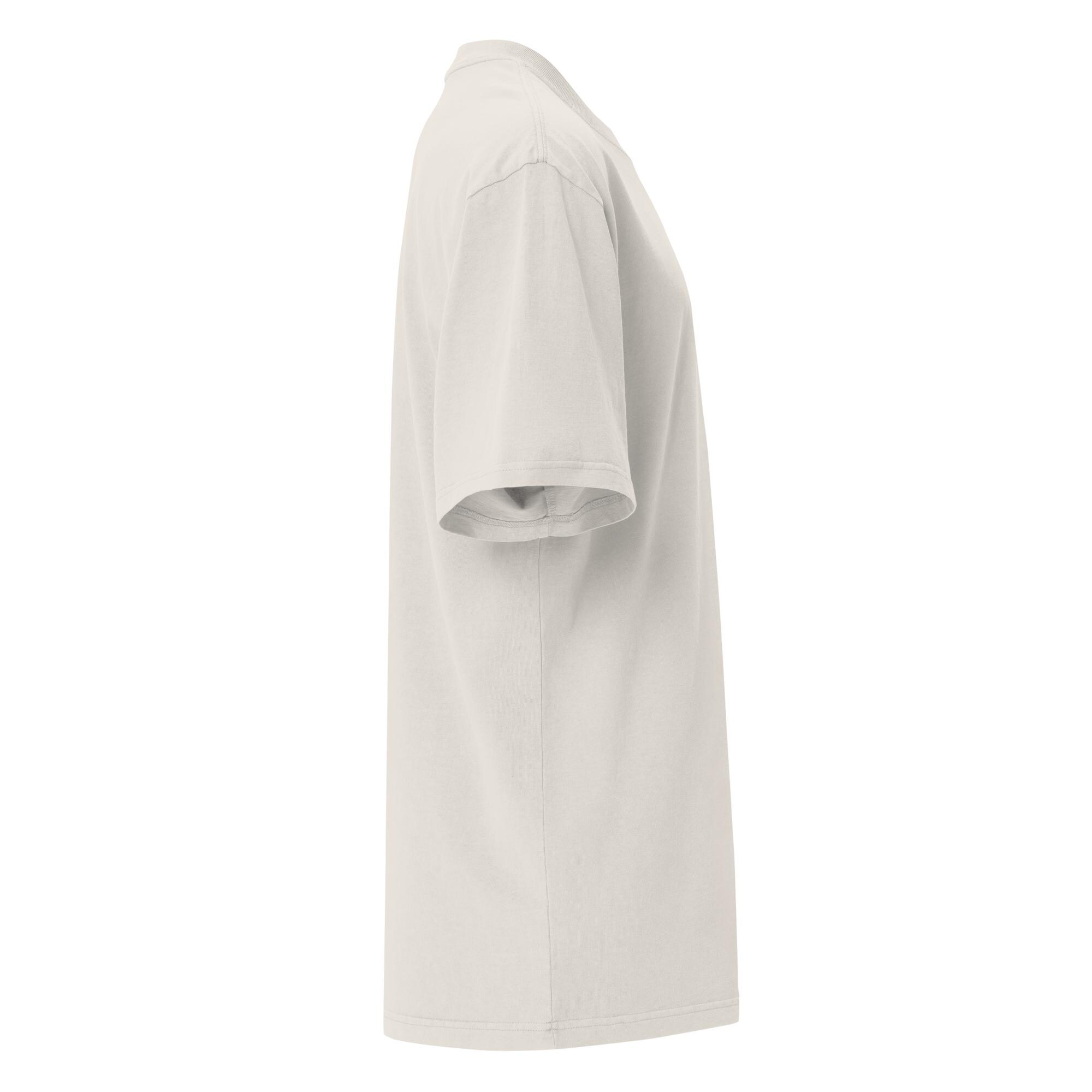 XXXOversized Faded T-Shirt Embroidery | The Powerful Laundry Car - Image 5