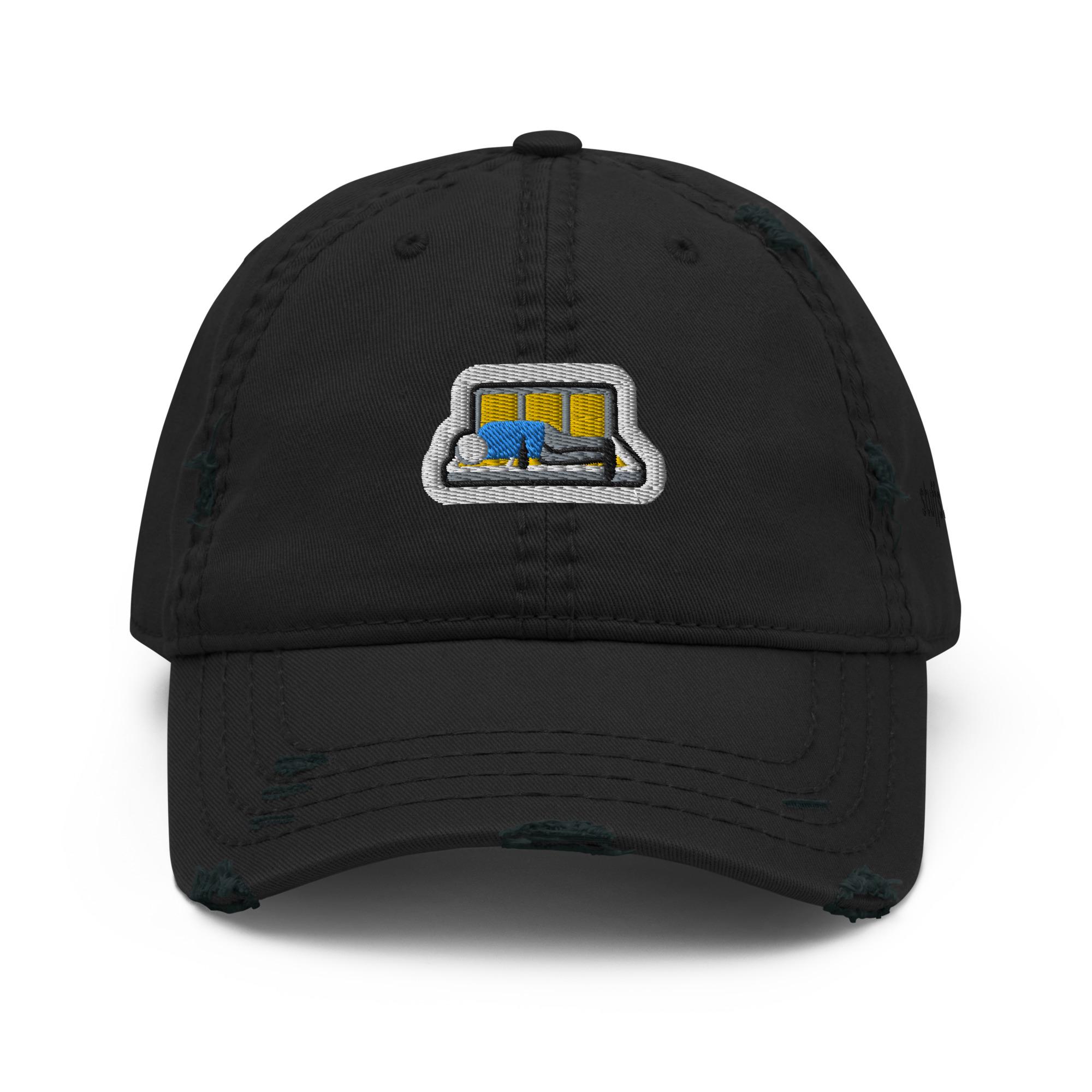 Distressed Dad Hat Embroidery | The Drunk Guy Train - Image 2