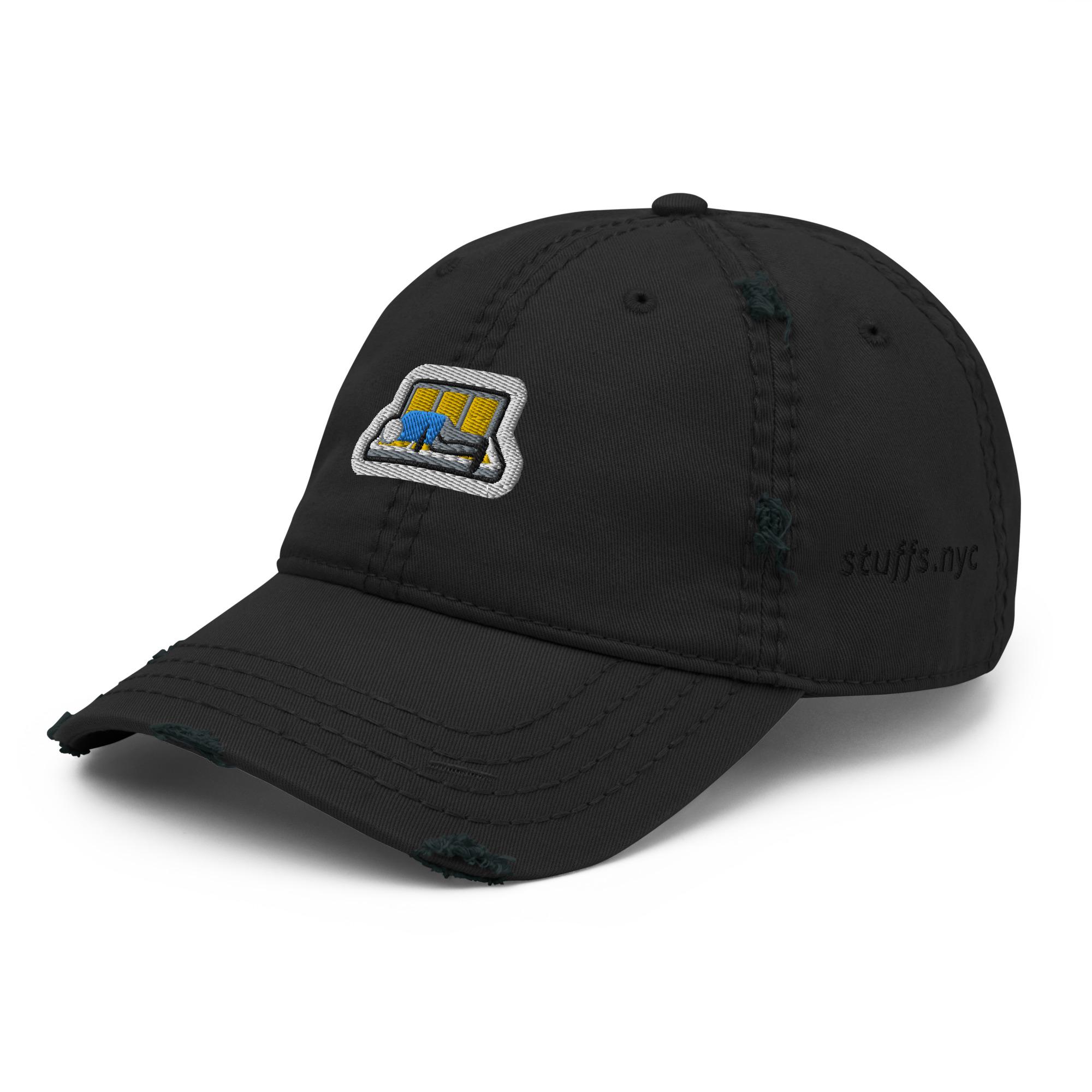Distressed Dad Hat Embroidery | The Drunk Guy Train - Image 4