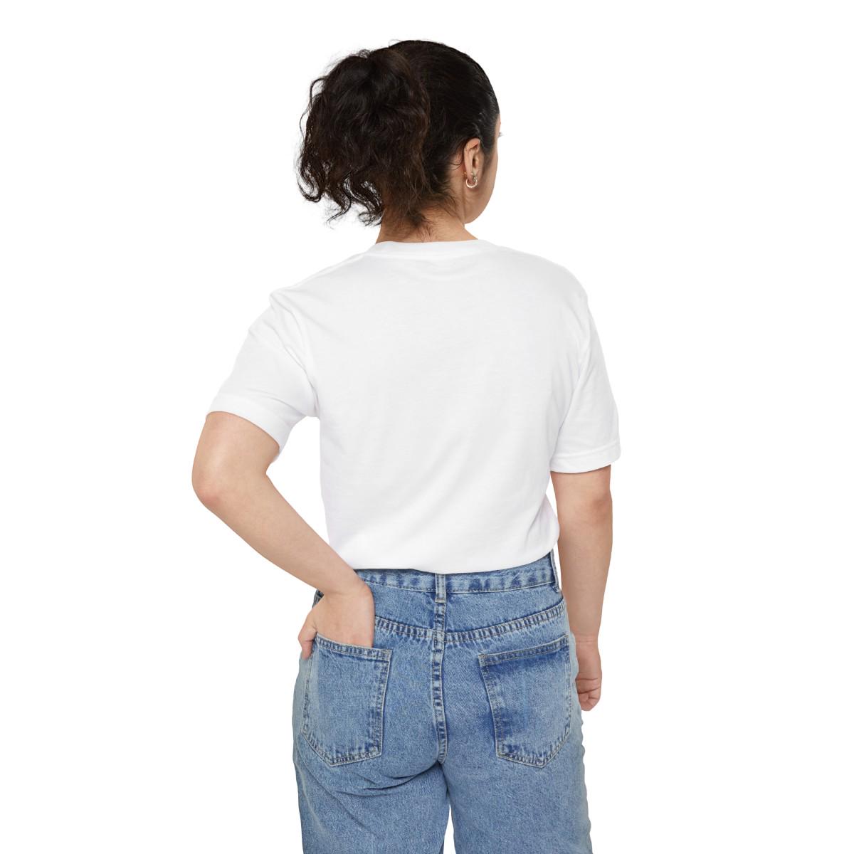 Pocket T-shirt | Plastic Bag Roses Have A Good Day - Image 4