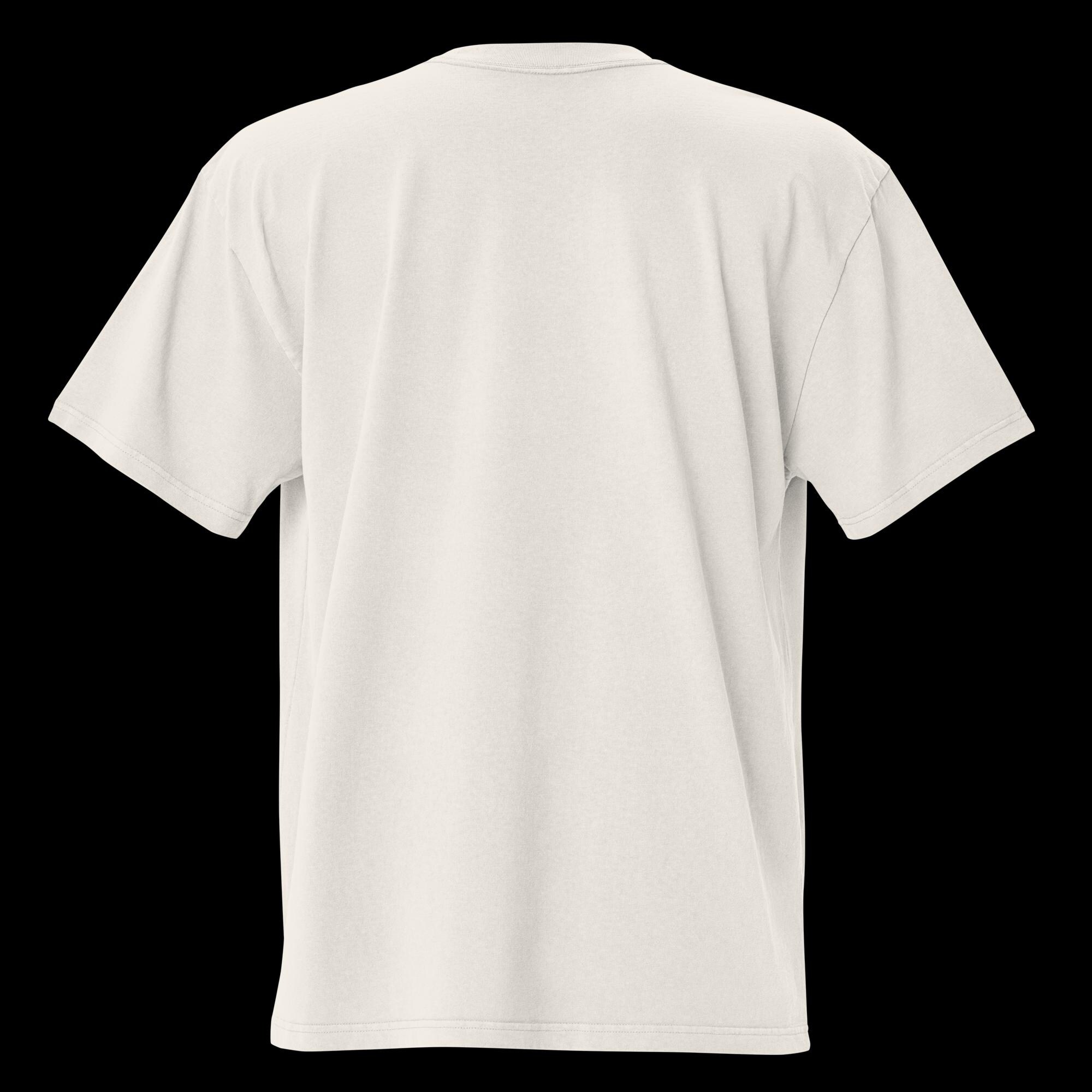 Oversized Faded T-Shirt Embroidery | Bacon Egg Cheese - Image 3