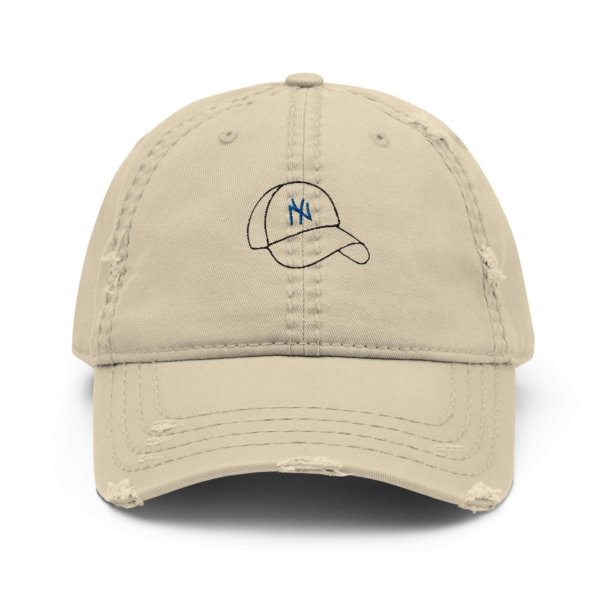 Distressed Dad Hat Embroidery | Metanyc