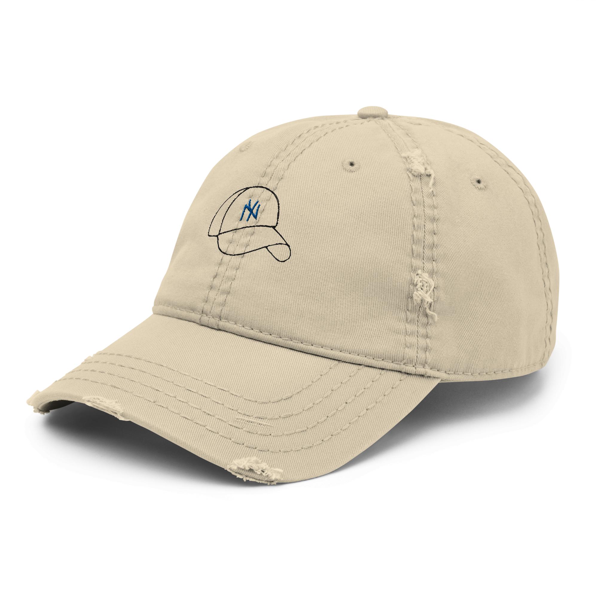Distressed Dad Hat Embroidery | Metanyc - Image 3