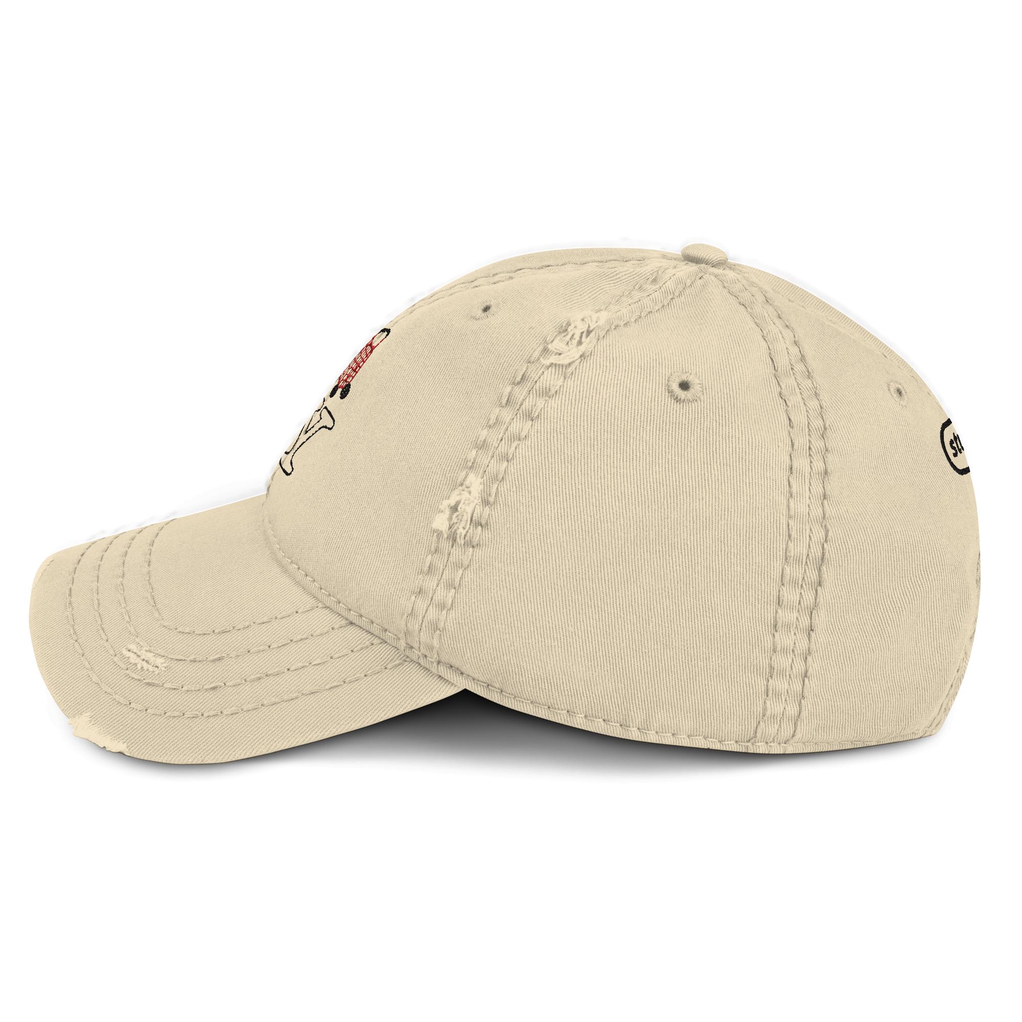 Distressed Dad Hat Embroidery | I Laundry Car Ny - Image 3