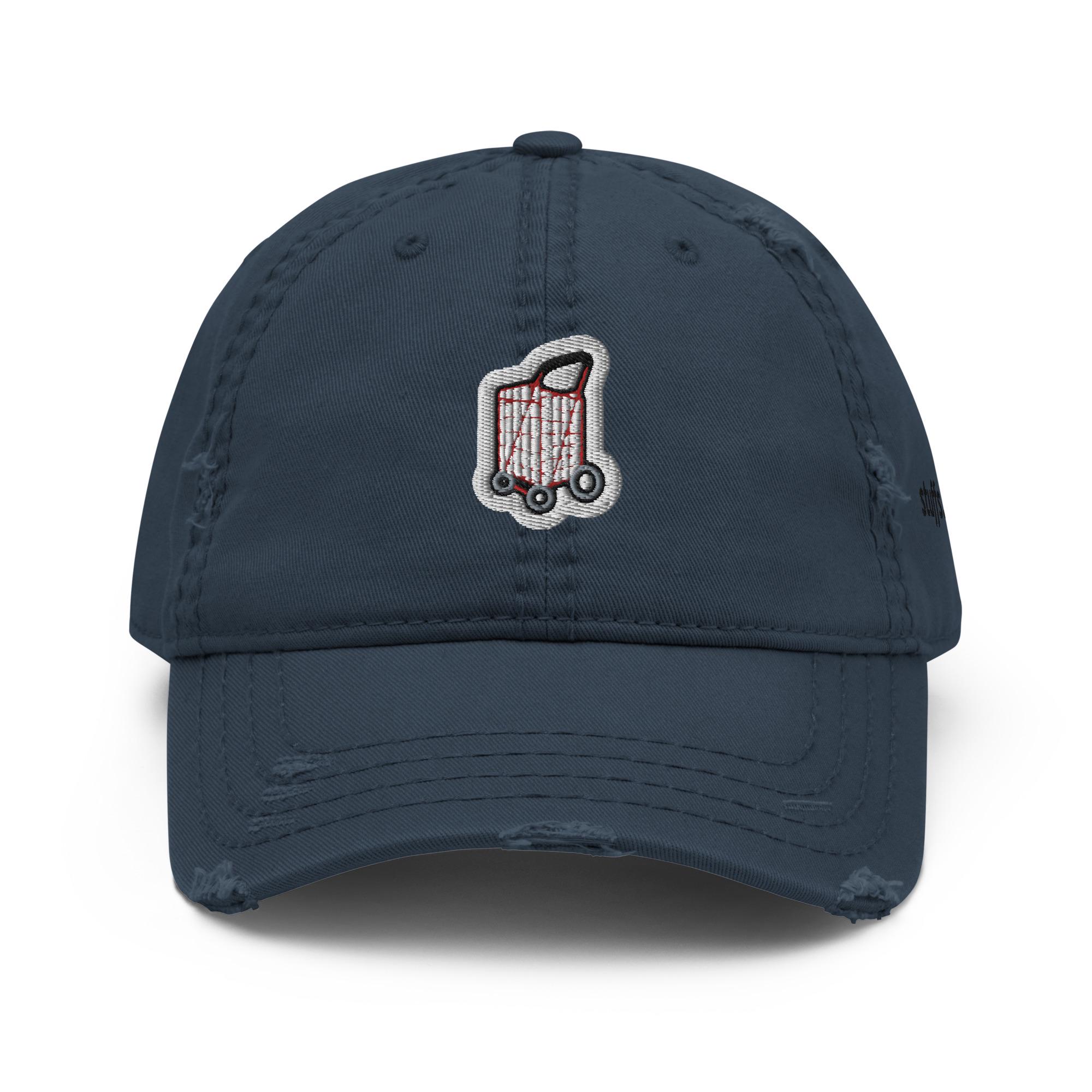 Distressed Dad Hat Embroidery | The Powerful Laundry Car - Image 8