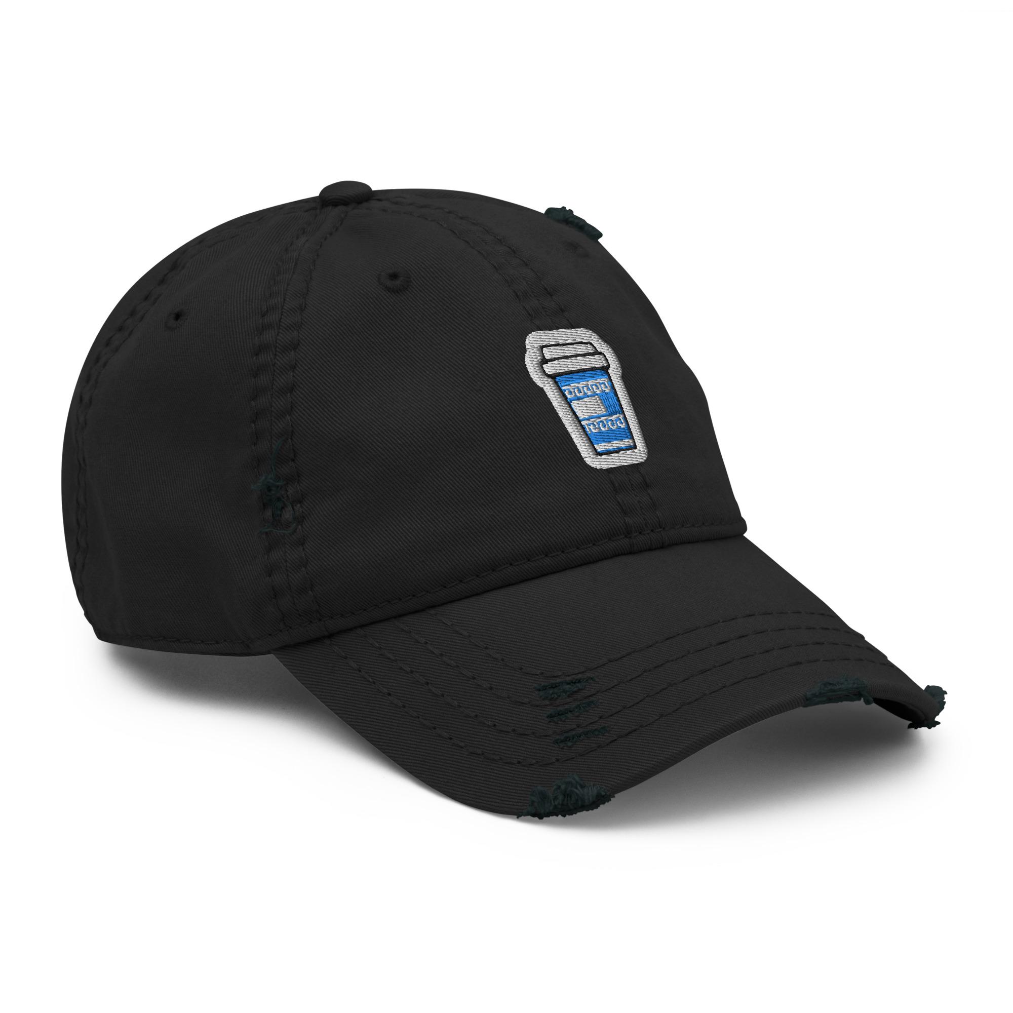 Distressed Dad Hat Embroidery | Greek Coffee To-Go That Didn't Have My Name On It - Image 6