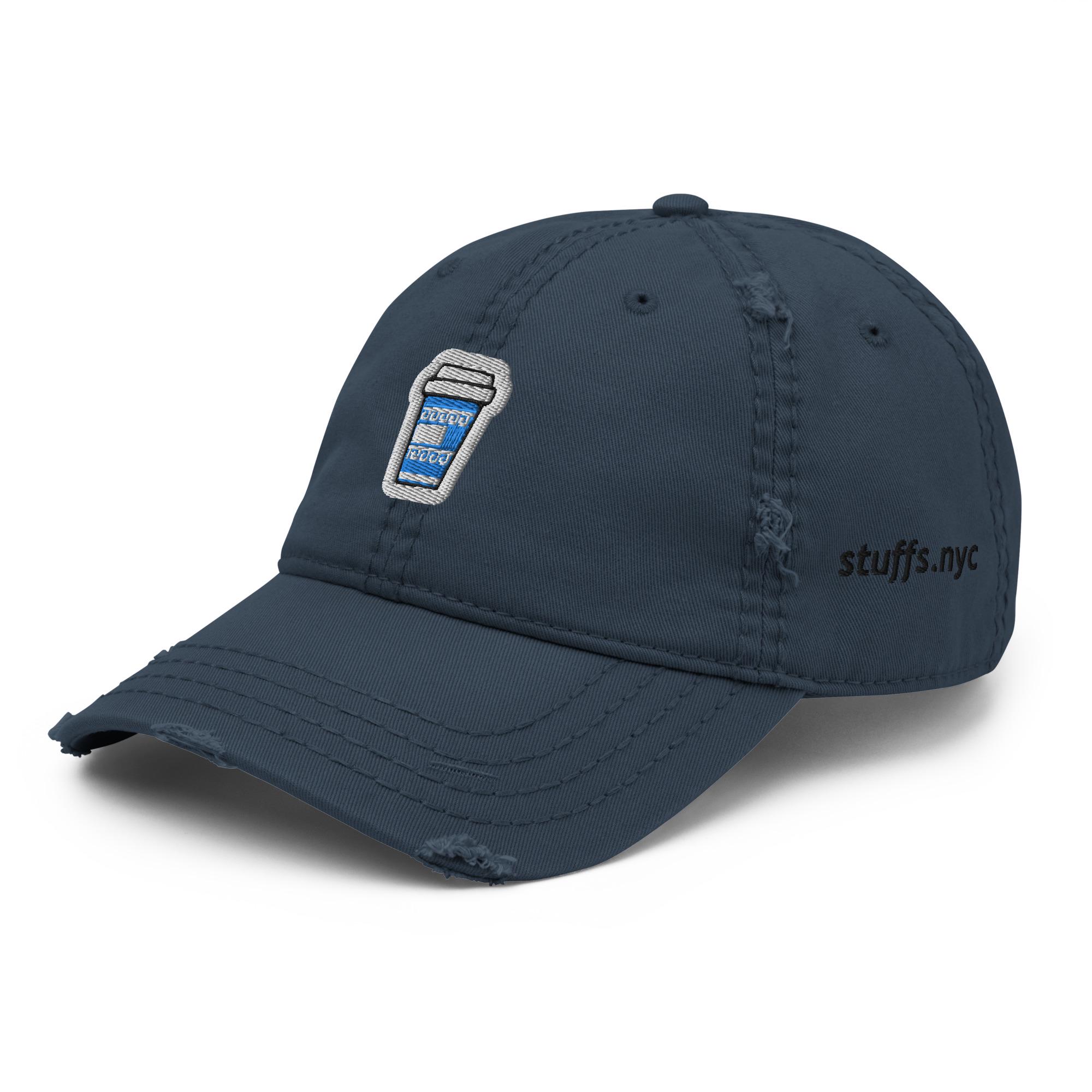 Distressed Dad Hat Embroidery | Greek Coffee To-Go That Didn't Have My Name On It - Image 9