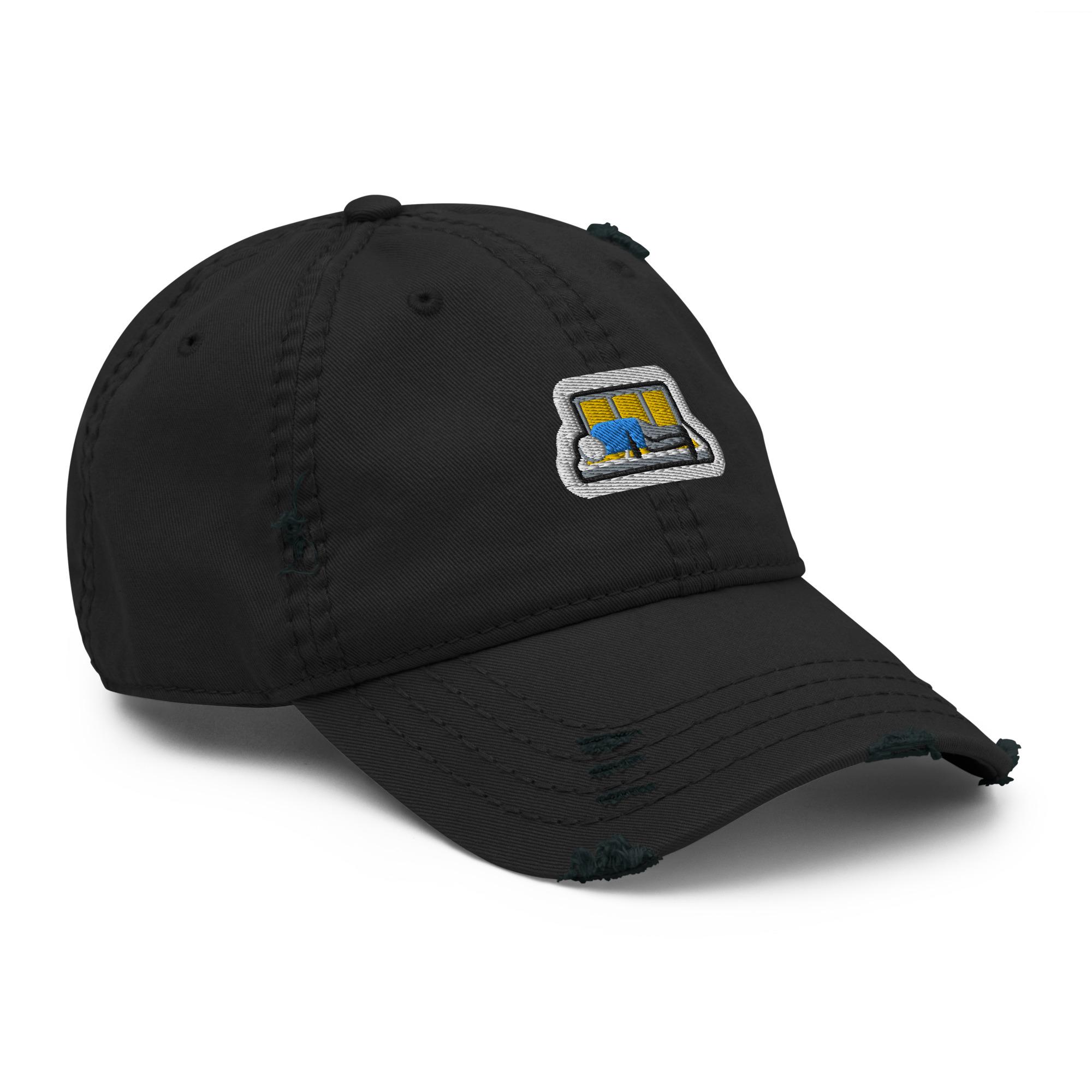 Distressed Dad Hat Embroidery | The Drunk Guy Train - Image 6
