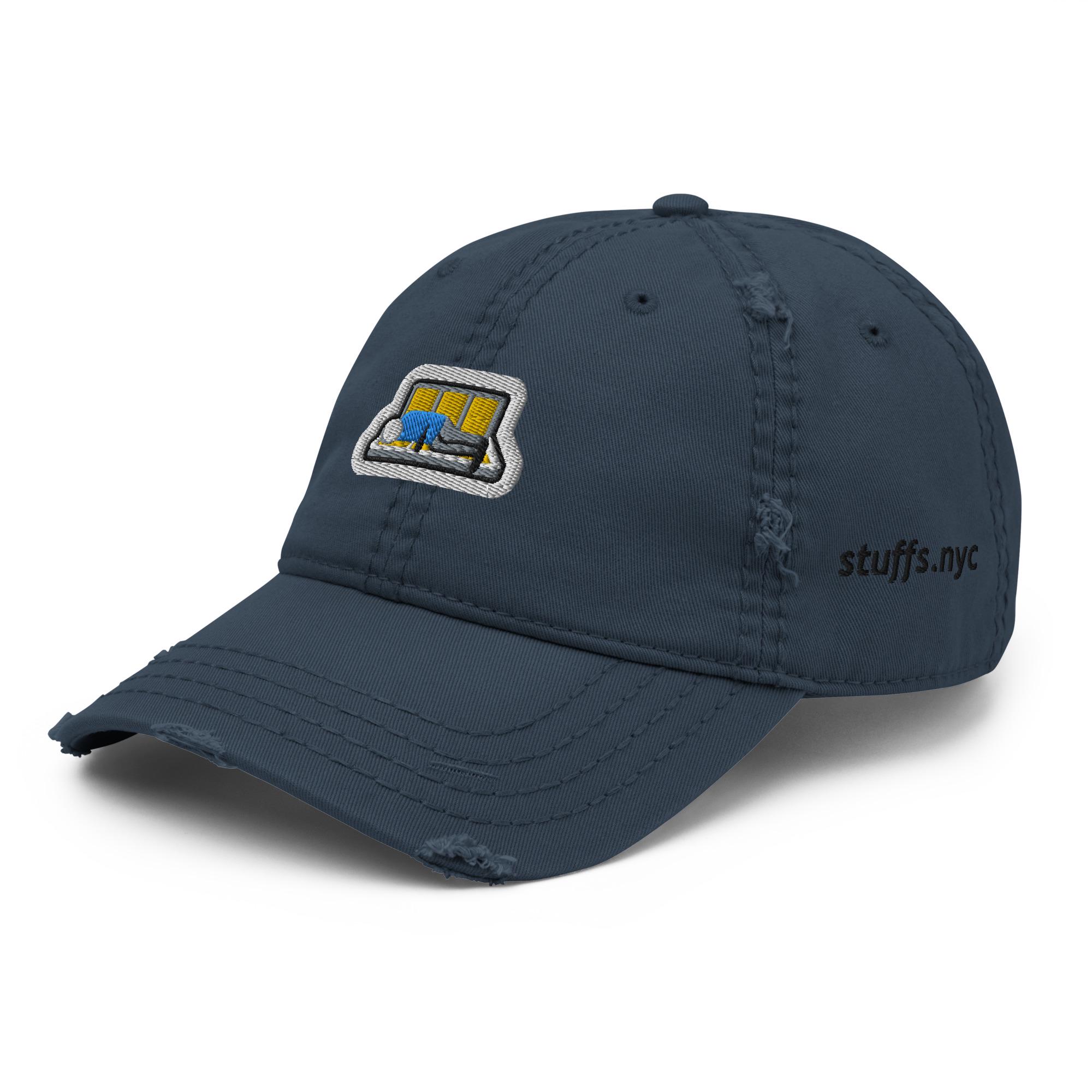 Distressed Dad Hat Embroidery | The Drunk Guy Train - Image 9