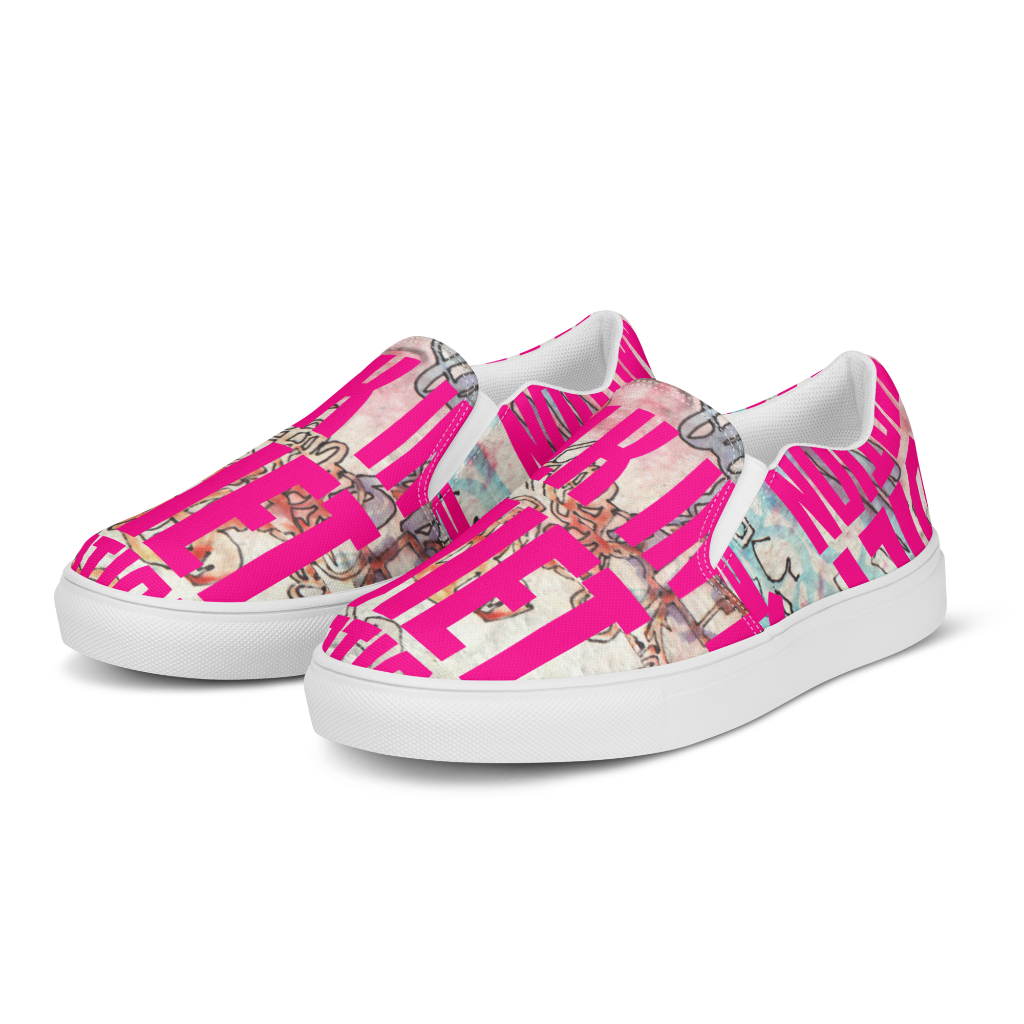 Folk In Quiet Motion slip-on canvas shoes - Image 8