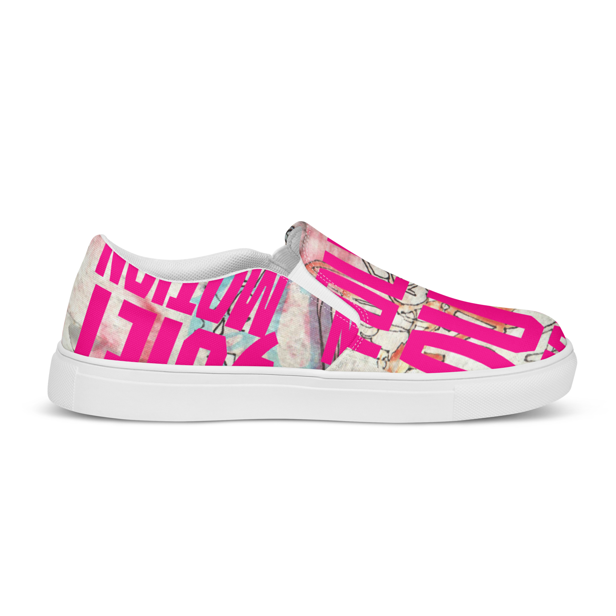 Folk In Quiet Motion slip-on canvas shoes - Image 6