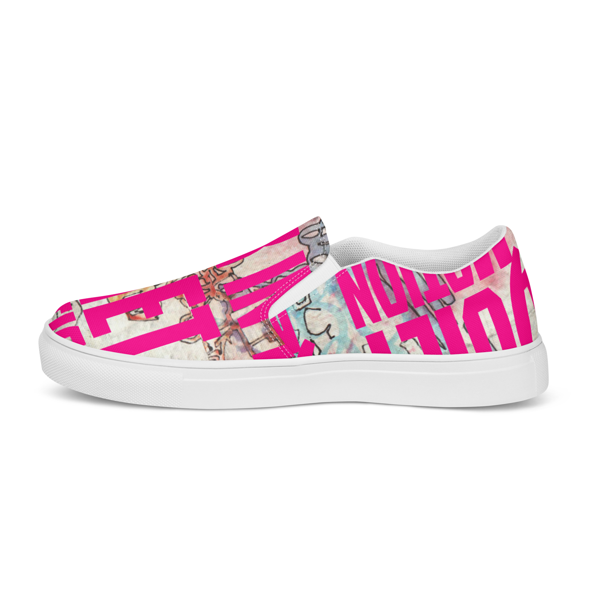 Folk In Quiet Motion slip-on canvas shoes - Image 5