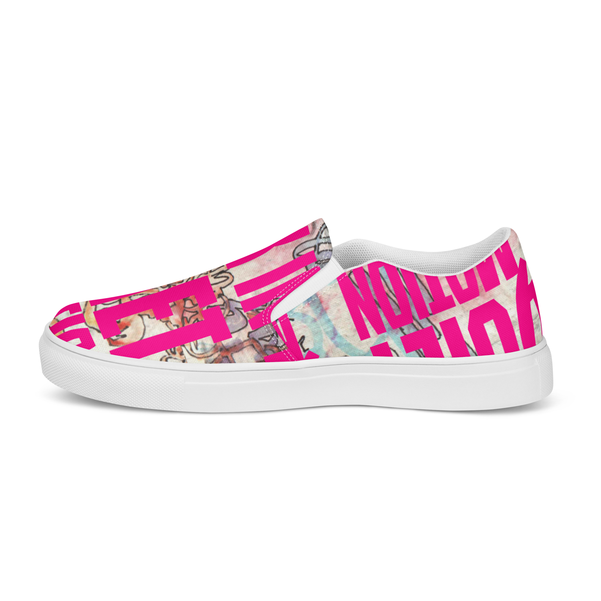 Folk In Quiet Motion slip-on canvas shoes - Image 3