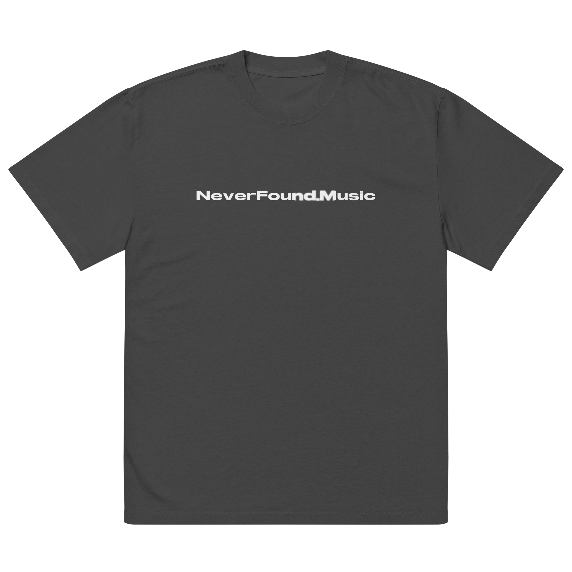 NEVERFOND.MUSIC Oversized faded t-shirt - Image 3
